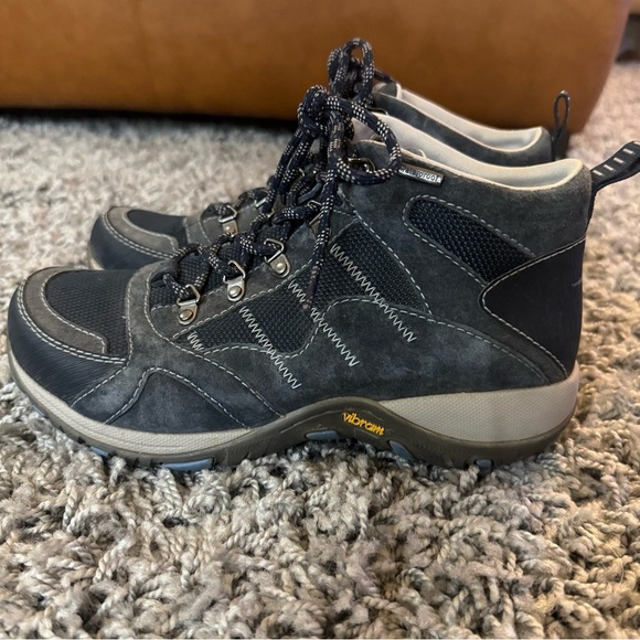 Dansko Paxton Navy Blue Ankle Boots Hiking Size 38 EU US 7.5 orthotic - Picture 8 of 11